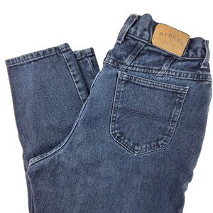 VTG Riders by Lee Jeans Women’s Size 14 Blue High Rise Heavy Denim Mom Dark